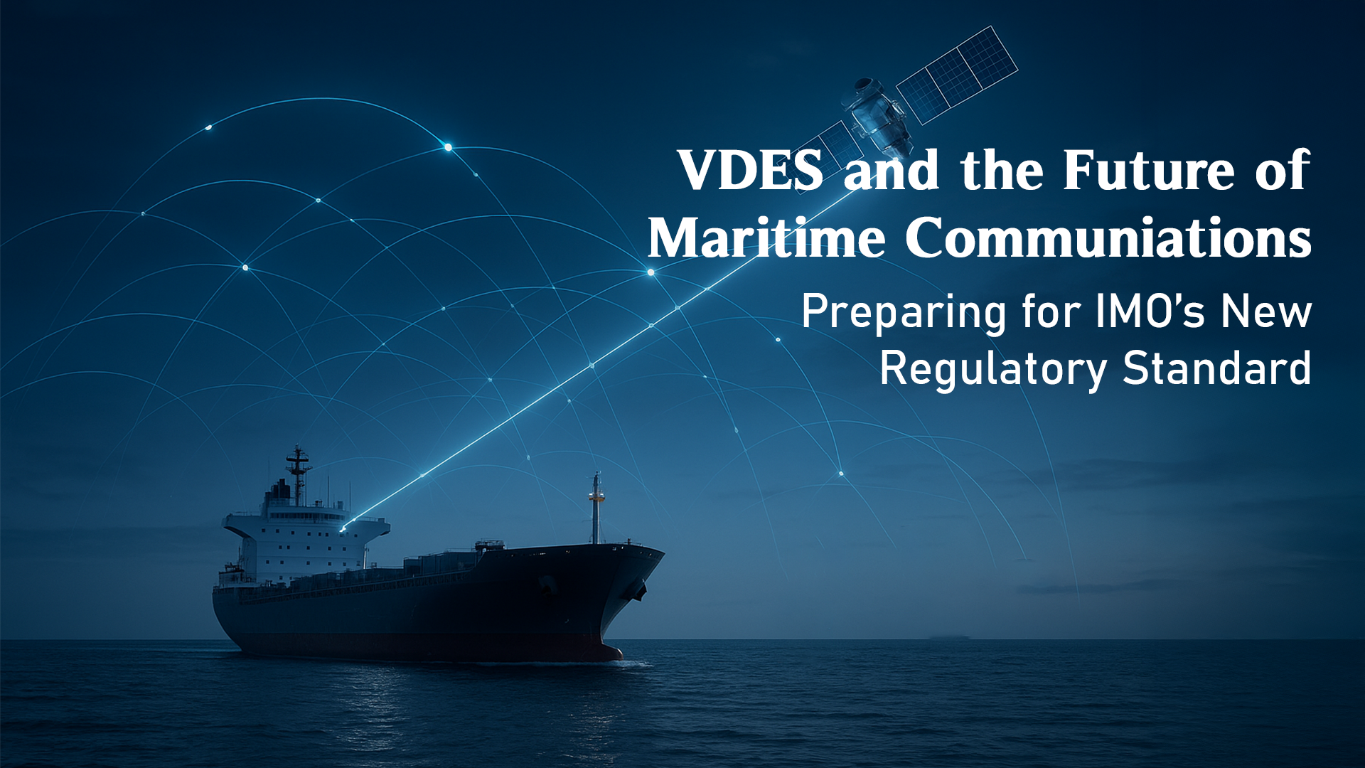 VDES Maritime Communications | IMO SOLAS Update